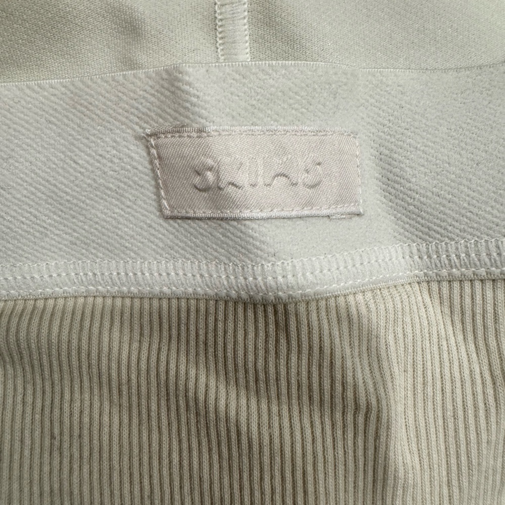 Skims Bone Cotton Rib Tank & Boy Short Set - Picture 4 of 11